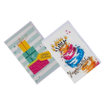 Birthday Greeting Card & Envelope - Female 